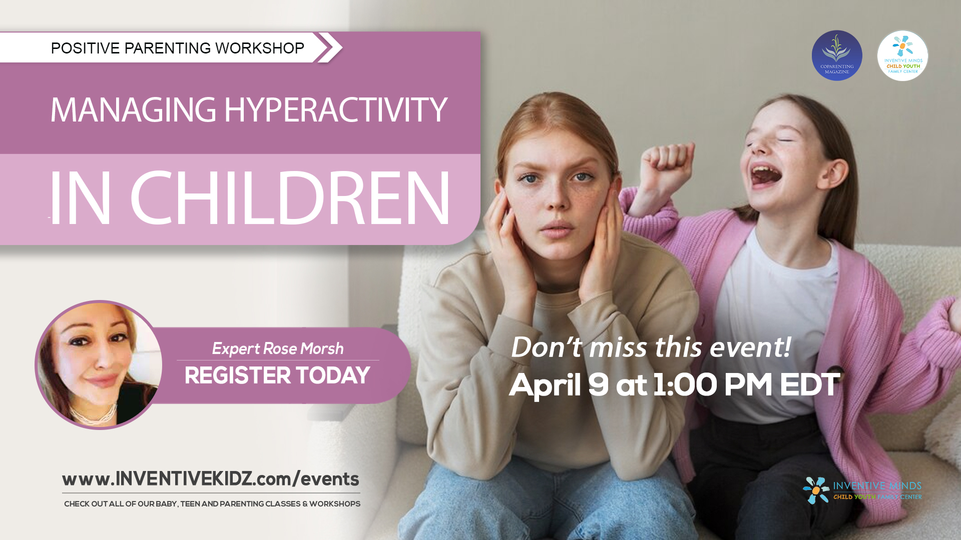 Managing Hyperactivity in Children – A Practical Guide for Parents | Inventive Minds Kidz Academy Event Featured Image